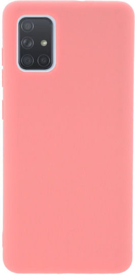 Beline Back Cover Σιλικόνης 1mm Ροζ (Galaxy A71)