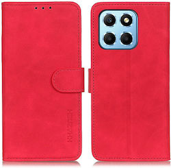 Khazneh Litchi Skin Texture Leather Ree (Honor X8)