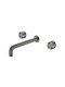Sparke Nera 04 Gun Metal Built-in Mixer & Spout Set for for Bathroom Sink 1 Exit Gray