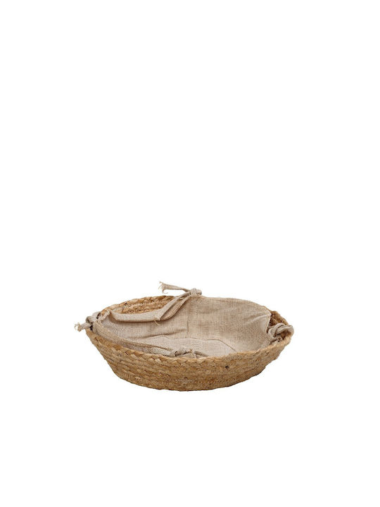 Espiel Wicker Bread Basket Brown 24x24x7cm AMN101