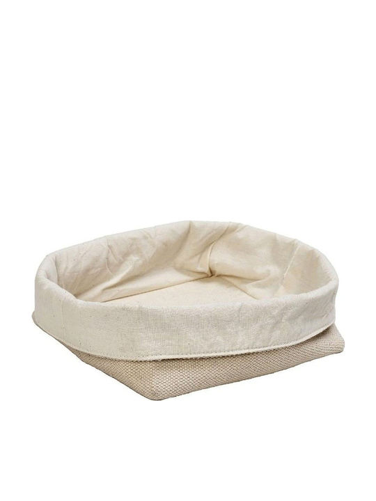 Espiel Bread Basket Fabric Brown 13x12x9cm