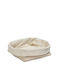 Espiel Bread Basket Fabric Brown 20x19x15cm