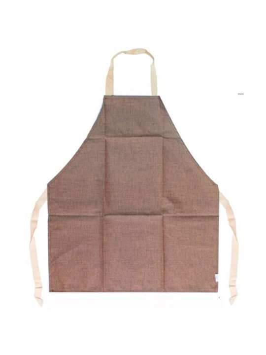 Waterproof Apron Brown 68x58cm