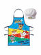 Kids Apron with Chefs Hat