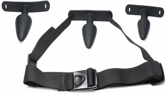 XR Bum-Tastic Trainer Πρωκτικές Σφήνες Σετ Μαύρες 3τμχ