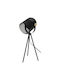 Decorative Lamp with Socket for Bulb E14 Black