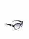 Gianfranco Ferre Women's Sunglasses with Black Plastic Frame and Gray Gradient Lens FF676 01
