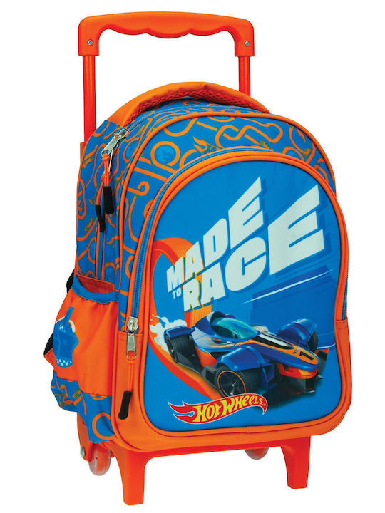 Gim Hot Wheels School Bag Trolley Kindergarten Multicolored