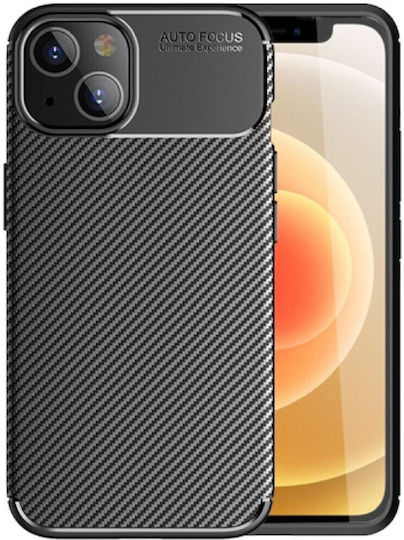 Vennus Carbon Elite Задна корица Силикон Черен (Poco X5)