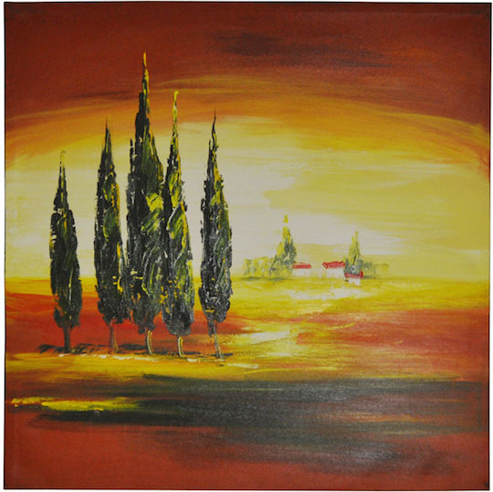 Gemälde auf Leinwand 80x80cm