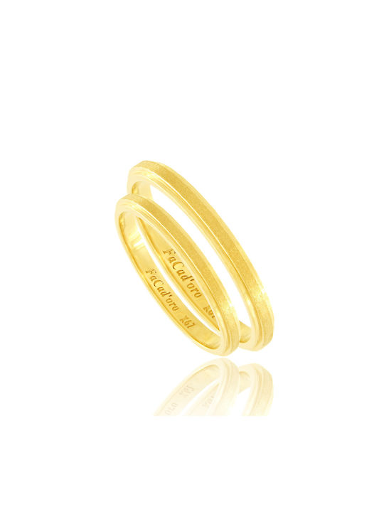 Fa Cad'oro Ehering aus Gelb Gold