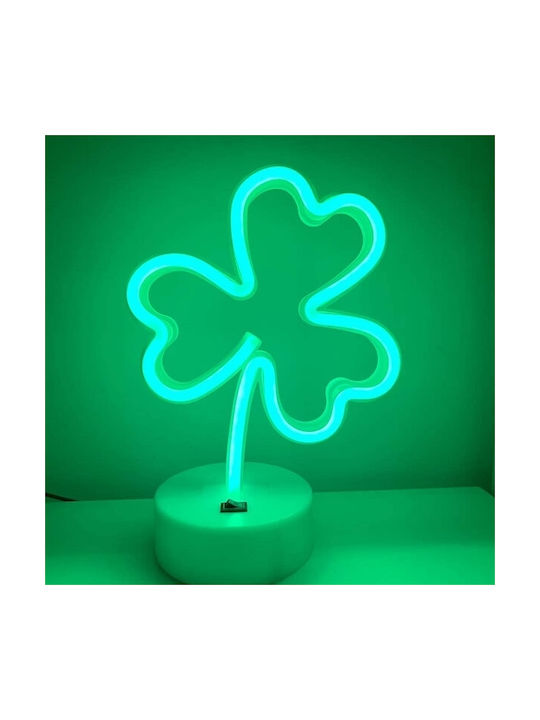 Διακοσμητικό Φωτιστικό Φιγούρα LED σε Πράσινο Χρώμα