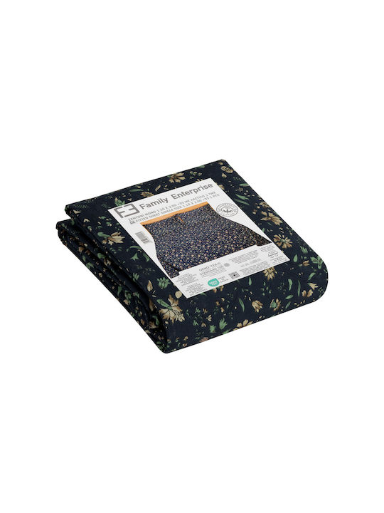 Family Enterprise Sheet for Single Bed with Elastic 110x200+35cm. Blue