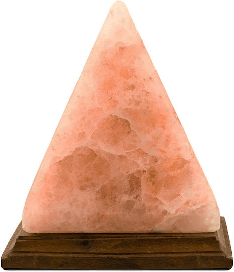 Decorative Lamp Himalayan Salt with Socket for Bulb E14 Orange