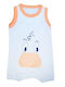 Axidwear Baby Bodysuit Set Sleeveless White