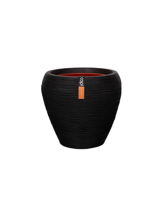 Capi Flower Pot in Black Color KBLR362