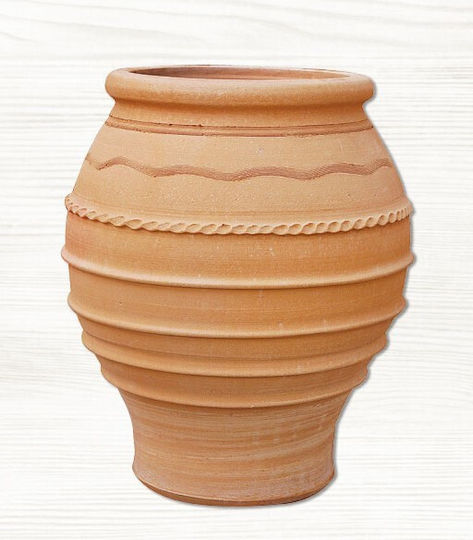 Ceramart Topf Ton Braun 30x30x30cm.