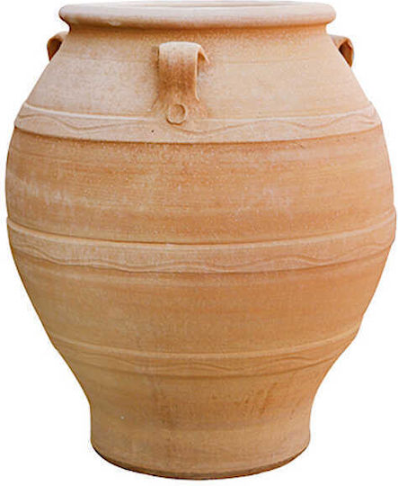 Ceramart Γλάστρα Πήλινη Πορτοκαλί 65x65x70εκ.