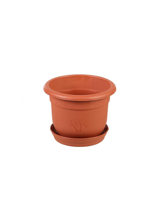 Flower Pot 20x16cm in Brown Color 18343025