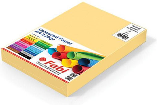 Fabi Canson-Karton A4 100 Blätter Beige