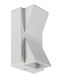 Universo Illuminazione Επιτοίχια Εξωτερική Πλαφονιέρα LED IP65 10W με Θερμό Λευκό Φως 8x14x6.8εκ.