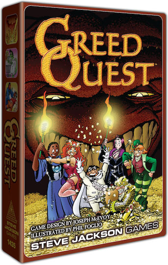 Настолна игра Greed Quest за 3-6 играчи 8+ години (EN) Steve Jackson Games