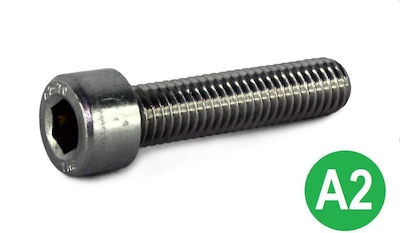 Allen Screw Inox DIN 912 with Diameter M5 and Length 60mm