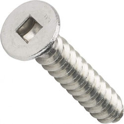 Sheet Metal Screw Square Galvanized with Diameter M3.5mm 100pcs