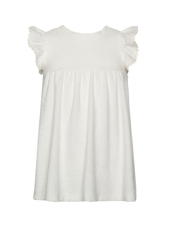 SugarFree Kids Dress Sleeveless White