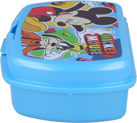Mickey Mouse Clubhouse Recipient pentru copii din plastic Mickey Albastru deschis