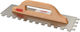 Ariston Σπάτουλα Πλακιδίων Inox Οδοντωτή 380x130mm με Ξύλινη Λαβή Κ.10260
