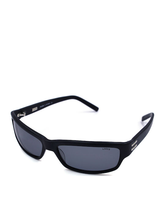 Lozza Unisex Sunglasses with Black Plastic Fram...