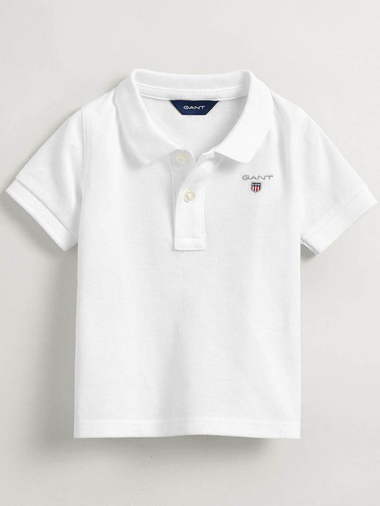 Gant Kids Polo Short Sleeve White