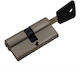Mul-T-Lock Κύλινδρος Κλειδαριάς Ασφαλείας 62mm (31-31) Ασημί