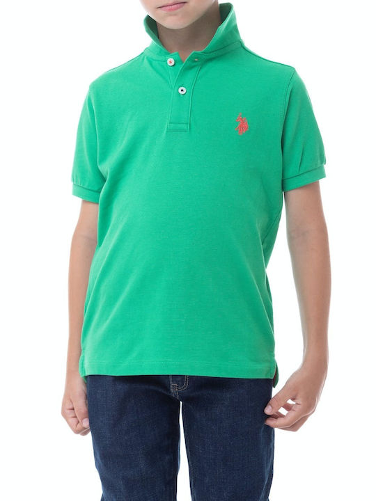 U.S. Polo Assn. Kids Polo Short Sleeve Green