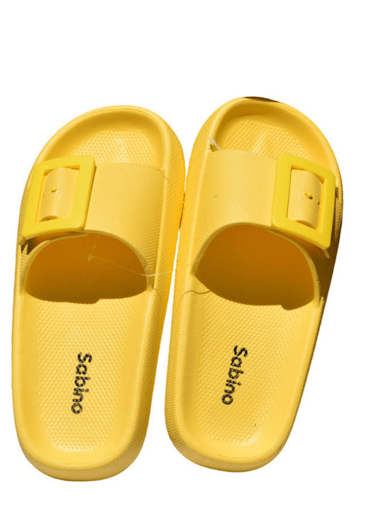 Frauen Flip Flops in Gelb Farbe