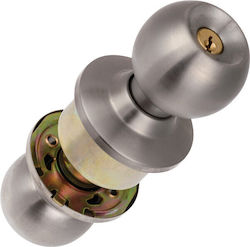 Knob Lock Silver