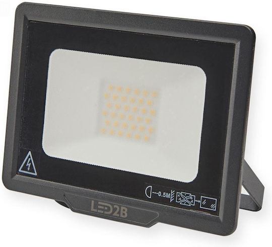 Kobi Rezistent la apă Proiector LED 30W Alb Rece 6500K IP65
