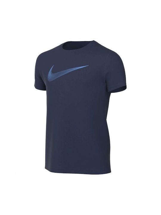 Nike Παιδικό T-shirt Navy Μπλε