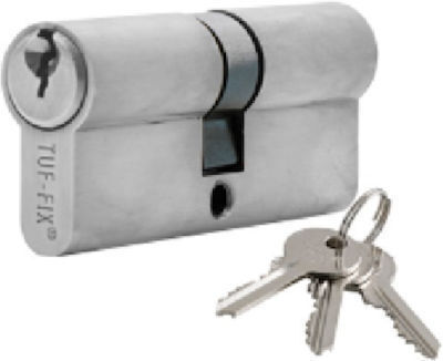 Zylinderschloss 54mm (27-27) Silber