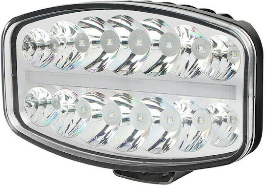 Ορθογώνιος Προβολέας Αυτοκινήτου LED Universal Mercedes-Benz V 64W με Λευκό Φωτισμό 1τμχ