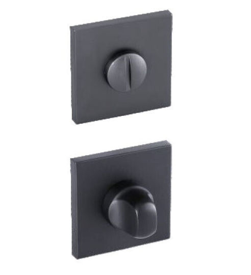 Yalis Design Mâner Ușă Mâner și cârlig pentru ușă Negru