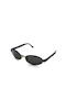 Genny Sunglasses with Brown Metal Frame and Black Lens 665-S 5302