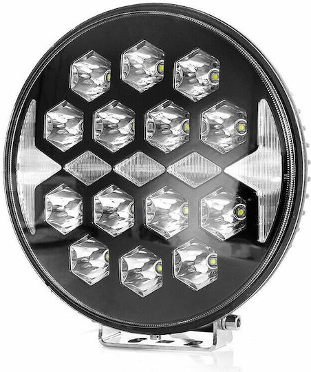 Roundς Waterproof Headlights Car LED Universal Nissan PickUp 10 - 30V 140W 22cm with White Lighting 1pcs
