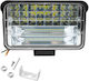 Rectangleς Waterproof Headlights Car LED 12V 192W with White Lighting 1pcs