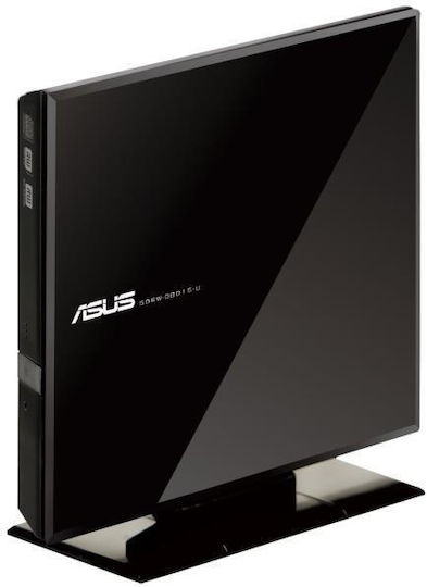 Asus SDRW-08D1S-U Външен Оптично устройство Запис/Четене DVD/CD за Лаптоп Черен