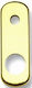 Rosette - Door Escutcheon Silver