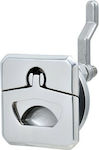 Recessed Lock Silver