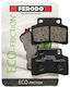 Ferodo Motorcycle Brake Pads Front Eco Friction for Keeway F-Act Matrix Vespa 50