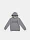 Hashtag Kids Sweatshirt with Hood Gray